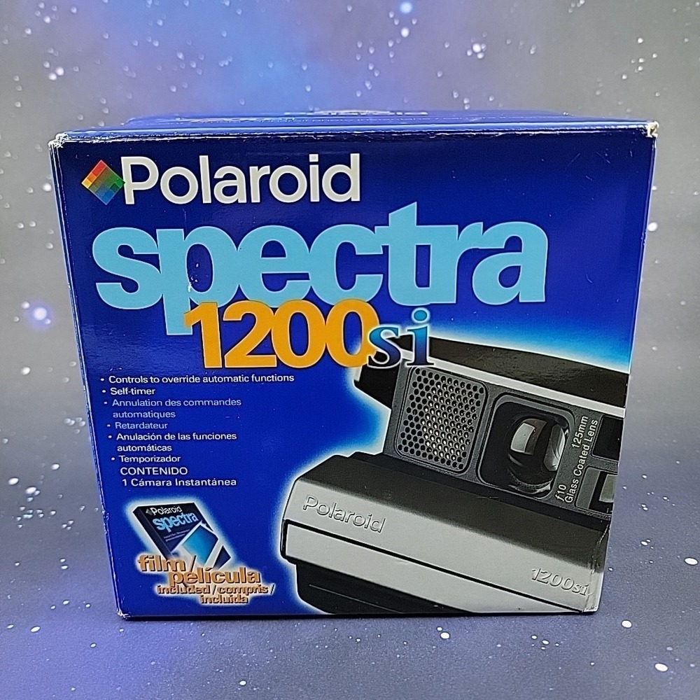 Genuine Vintage Polaroid 1200si Spectra Image Instant Flash Camera Made In UK